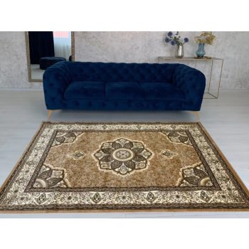   Züleyha Klasszik 0083 klasszikus mintájú bézs szőnyeg 160x230 cm