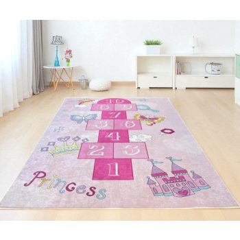 Ugróiskola mintás gyerekszőnyeg 130x180 cm