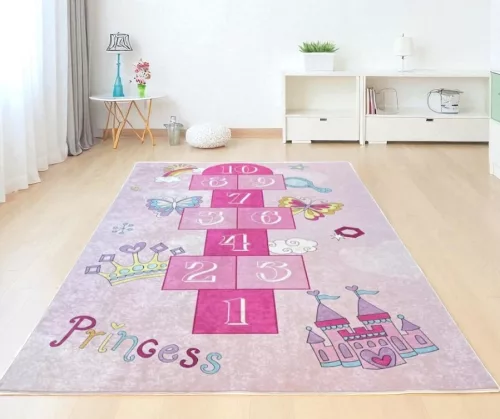 Ugróiskola mintás gyerekszőnyeg 70x140 cm