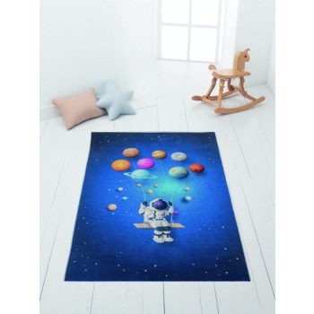 Űrhajós mintás gyerekszőnyeg 130x180 cm