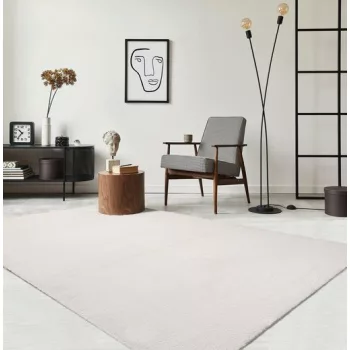 Luxury SHAGGY SZŐNYEG 252 White (Fehér) 80x150 CM