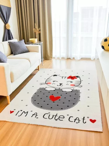 Cicás gyerekszőnyeg 80x120cm