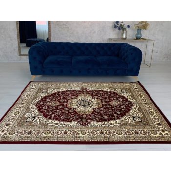   Züleyha Klasszik 3958A klasszikus mintájú piros szőnyeg 160x230 cm