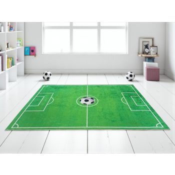 Focipálya mintás gyerekszőnyeg 130x180 cm
