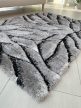 Diamonds Carpet  3d Shaggy 5cm 509 gray-white (szürke-fehér) 80x150cm szőnyeg 