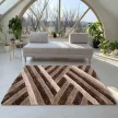 Diamonds Carpet  3d Shaggy 5cm 302A  (barna-bézs) 120x170cm szőnyeg