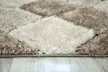 Diamonds Carpet  3d Shaggy 5cm 420  (barna-bézs) 120x170cm szőnyeg