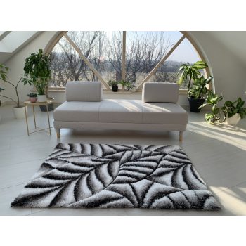   Diamonds Carpet  3d Shaggy 5cm 502A black-grey (szürke-fekete)  160x220cm szőnyeg 