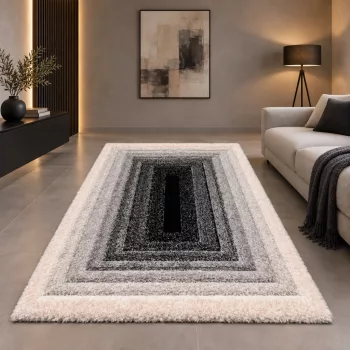   Diamonds Carpet  3d Shaggy 5cm 301A     szürke 120x170cm szőnyeg