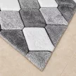 Diamonds Carpet  3d Shaggy 5cm 420  Szürke 120x170cm szőnyeg