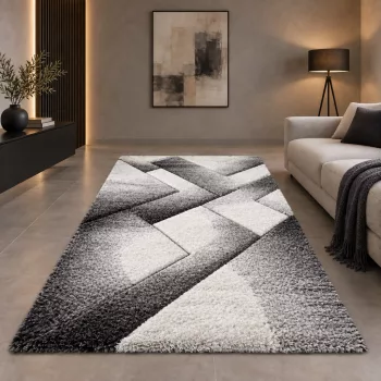   Diamonds Carpet  3d Shaggy 5cm 716     szürke 120x170cm szőnyeg