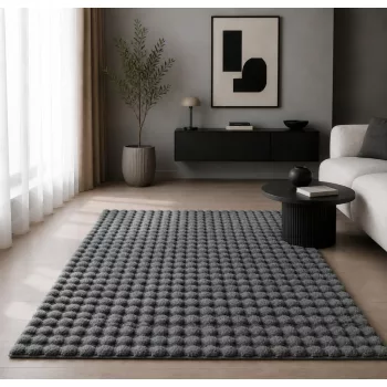 DreamPuff 3D modern szőnyeg  Antracit 120x170