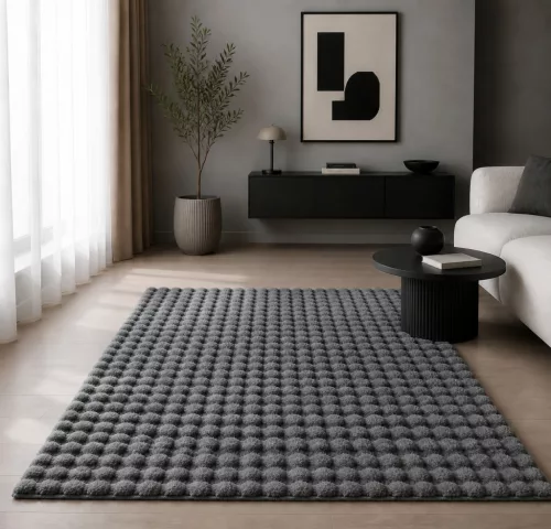 DreamPuff 3D modern szőnyeg  Antracit 120x170