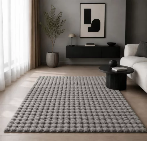 DreamPuff 3D modern szőnyeg Szürke 60-as szett 
