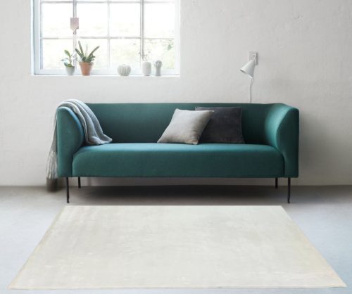 Elba fehér shaggy szőnyeg 80x150 cm