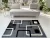 Capri koczka mintás Szürke Fekete  6884 (grey-black) szőnyeg  80x250