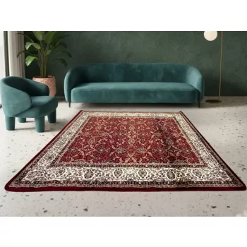 Klasszikus Piros (Red)   mintás 1861 120x170cm szőnyeg