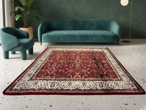 Klasszikus Piros (Red)   mintás 1861 200x290cm szőnyeg