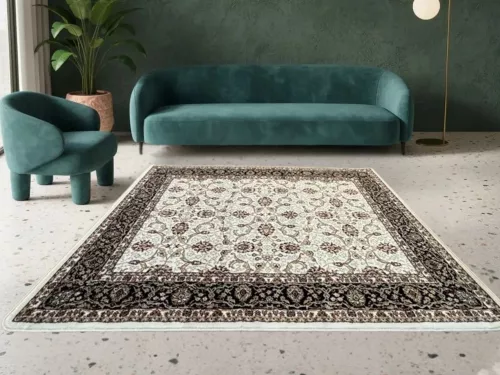Klasszikus Beige (Bézs)   mintás 1861 120x170cm szőnyeg