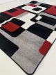 Modern Malizia Fekete-Piros (Red-Black) szőnyeg 0196  60x110