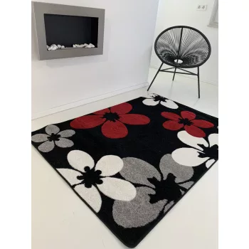   Modern Malizia Fekete-Piros (Red-Black) szőnyeg 0307  120x170