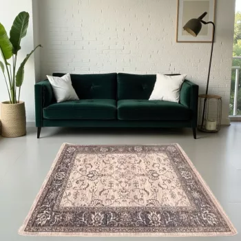   Terbiz royal  172 bézs, barna mintás klasszikus szőnyeg 120x170 cm