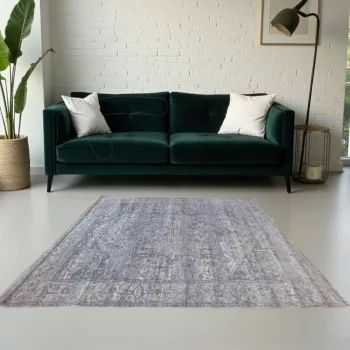   Terbiz royal  269 bézs, kék mintás kopott hatású klasszikus szőnyeg 120x170 cm