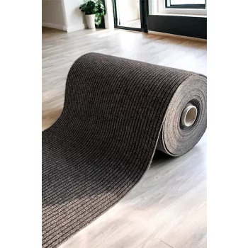   EGYSZÍNŰ, BARNA SZENNYFOGÓ SZŐNYEG MÉTERBEN 100 CM SZÉLESSÉGŰ