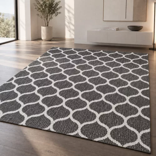 Beloria fekete 3718   szőnyeg    120x170 cm 