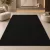 Veluxe  Organikus fekete modern szőnyeg 120x170 cm