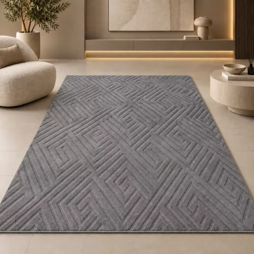Veluxe  szürke modern szőnyeg 120x170 cm