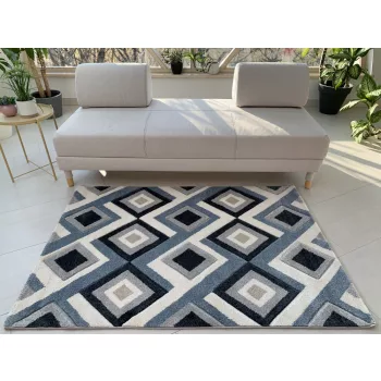   Multicolor 2404 blue-gray (kék-szürke) szőnyeg      160X230cm