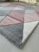 Multicolor rombusz mintás puder-gray 8797  (puder-szürke) szőnyeg 120x170cm