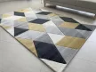 Multicolor rombusz mintás yellow-gray 8797 (sárga-szürke) szőnyeg  80x250cm