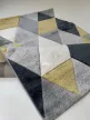 Multicolor rombusz mintás yellow-gray 8797 (sárga-szürke) szőnyeg  80x250cm