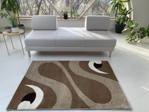 Capri barna-bézs 8246 (Beige) szőnyeg 3db-os 60xszett