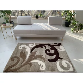   Capri Bézs Inda mintás 8883 (Beige) szőnyeg 3db-os 60xszett