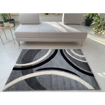 Capri Szürke hullámos 8241(Grey) szőnyeg  120x170