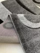 Capri Szürke Fekete Karikás minta 0201 (grey-black) szőnyeg       3db-os 60xszett