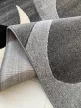 Capri Szürke Fekete Karikás minta 8246 (grey-black) szőnyeg  80x250