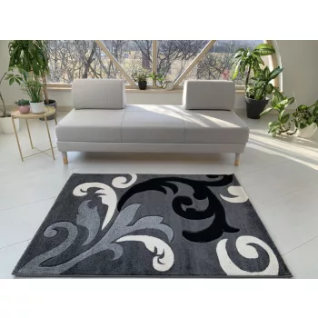 Capri Szürke Fekete 8883 (grey-black) szőnyeg      120x170