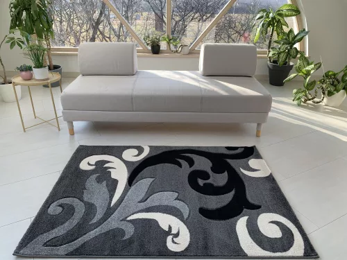 Capri Szürke Fekete 8883 (grey-black) szőnyeg      120x170