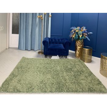 Oslo shaggy szőnyeg zöld 120X170CM