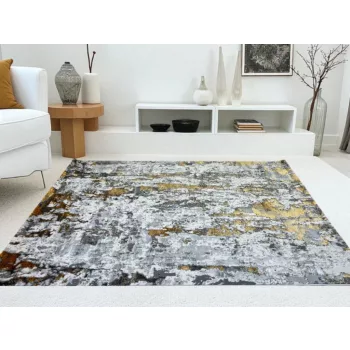 Star szürke-arany design 0839 szőnyeg  120x170cm