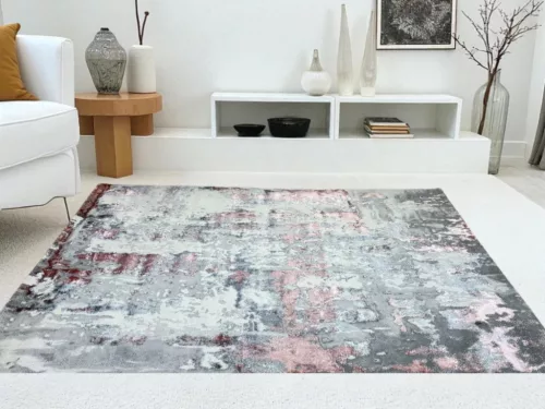 Star modern szürke-rózsaszíin 9428 desing 60x110 cm 