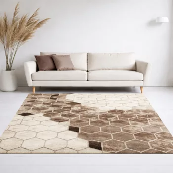 Rüya Bézs 0353 szőnyeg 120x170 cm 