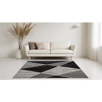 Rüya 846 szürke-fekete szőnyeg  120x170 cm 