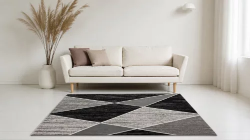 Rüya 846 szürke-fekete szőnyeg  120x170 cm 
