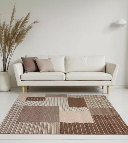 Rüya Bézs-barna 5115 szőnyeg 120x170 cm 