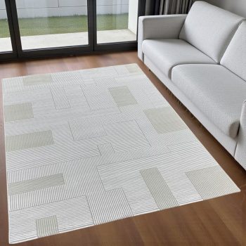 Izmir art modern szőnyeg 3726 krém-szürke 120x170cm